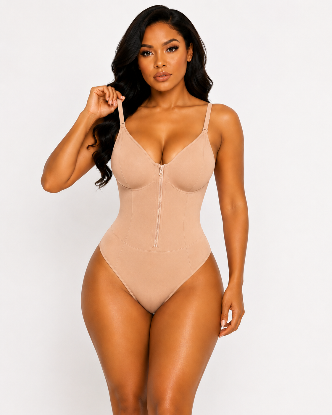 BossShape Women’s Tummy Control Shapewear Bodysuit – Seamless Waist Trainer Body Shaper